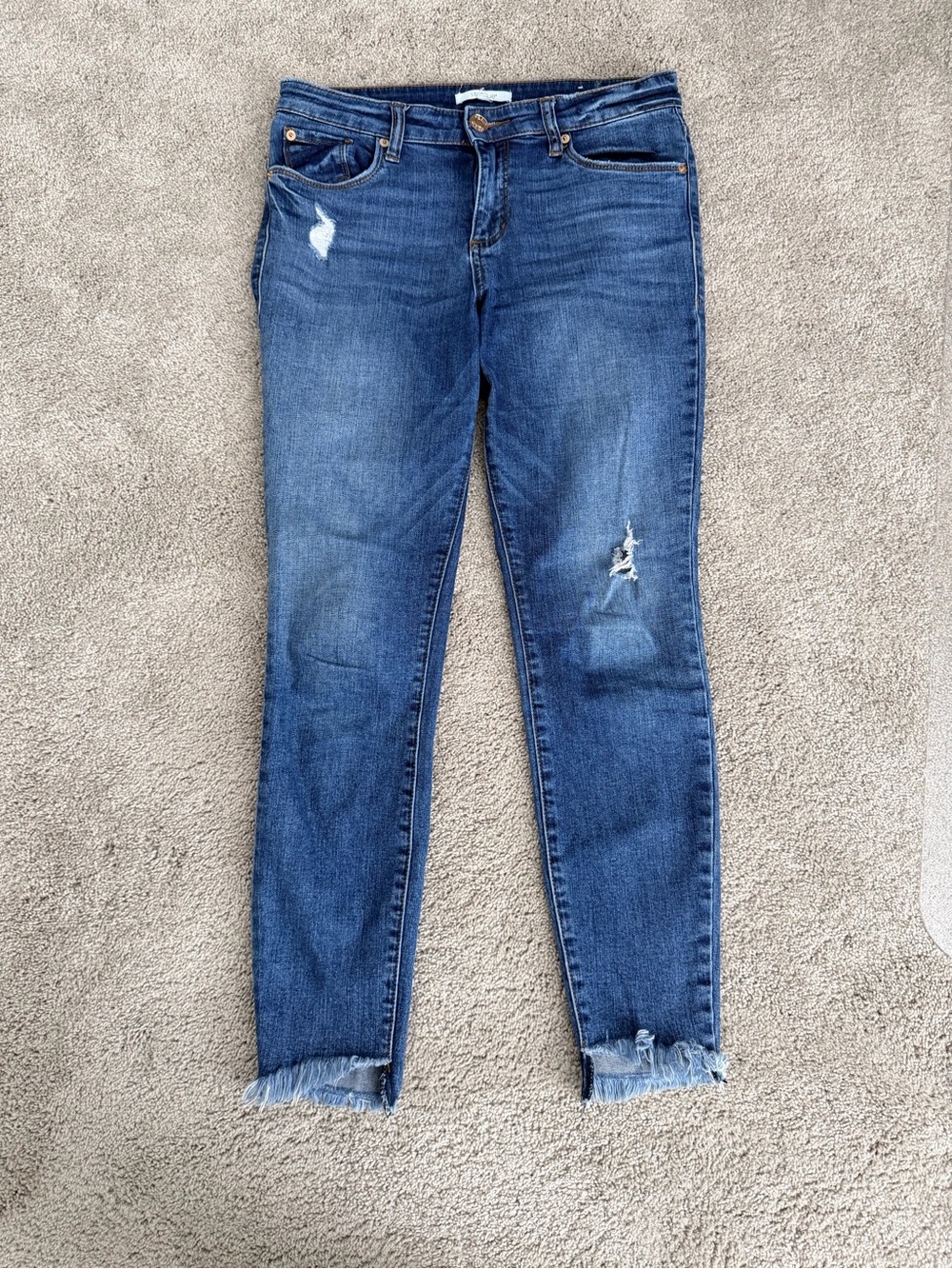 STS brand Classic Blue Distressed Women’s Jeans